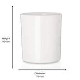 Karen / Lotti / Lucy 30cl Gloss White Container - Craftovator